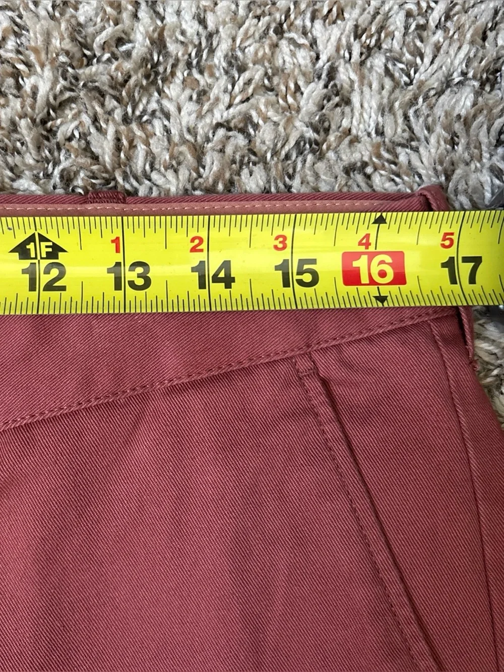 J. Crew Mens Driggs Slim Fit Chino Pants, 32x32, Muted Coral/Dusty Pink, NWT